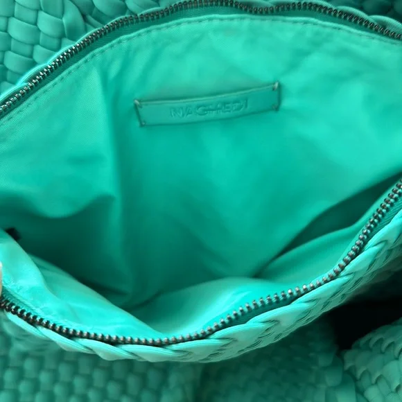 NAGHEDI WOVEN TOTE AND BAG